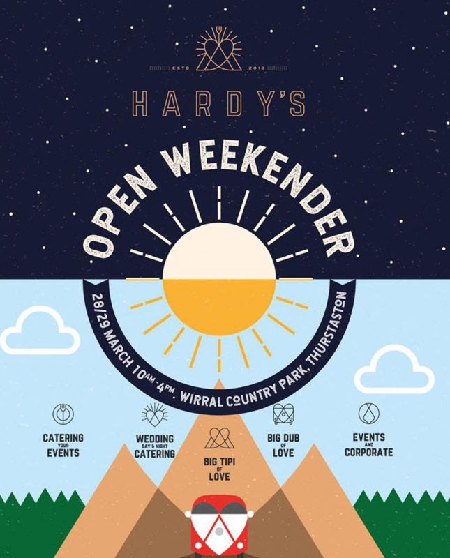 Hardy's Open Weekender tipi & catering event